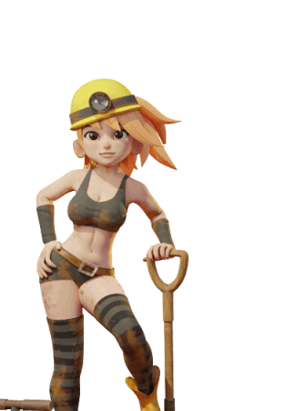 Gold Rush Miner Girl